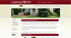 Desktop Screenshot of antietamrealtyinc.com