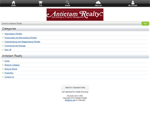 Tablet Screenshot of antietamrealtyinc.com